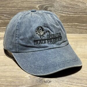 Operation Iraqi Freedom‎ Cap Hat Luna Basics Adjustable Baseball Military USA
